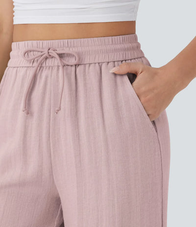 Elena | Pantaloni comodi e leggeri in lino con gambe eleganti | 1+1 gratis