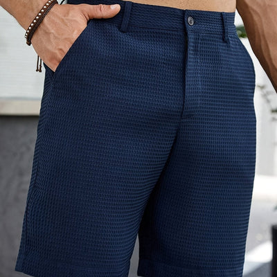 Graham | Pantaloni Corti Eleganti in Tessuto a Nido d'Api