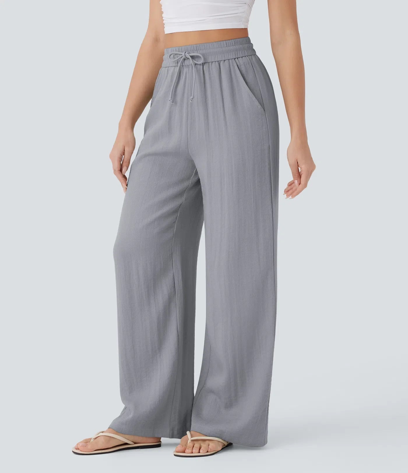 Elena | Pantaloni comodi e leggeri in lino con gambe eleganti | 1+1 gratis