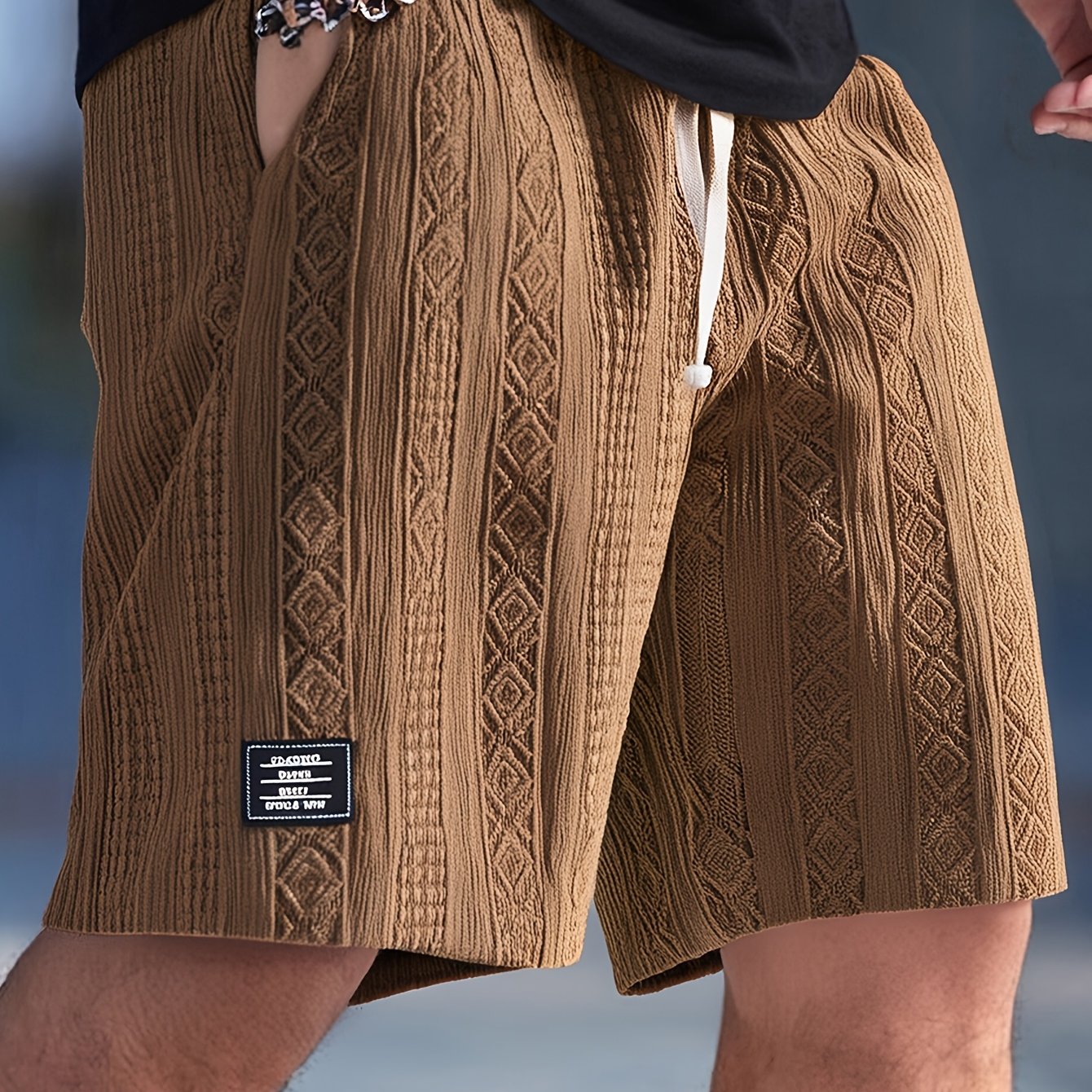 Eric | Premium Textured Knit Shorts