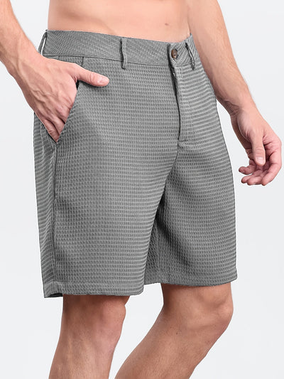 Graham | Pantaloni Corti Eleganti in Tessuto a Nido d'Api