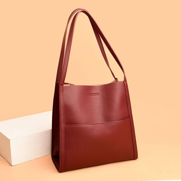 Noemi™ | Borsa a Spalla a Tinta Unita