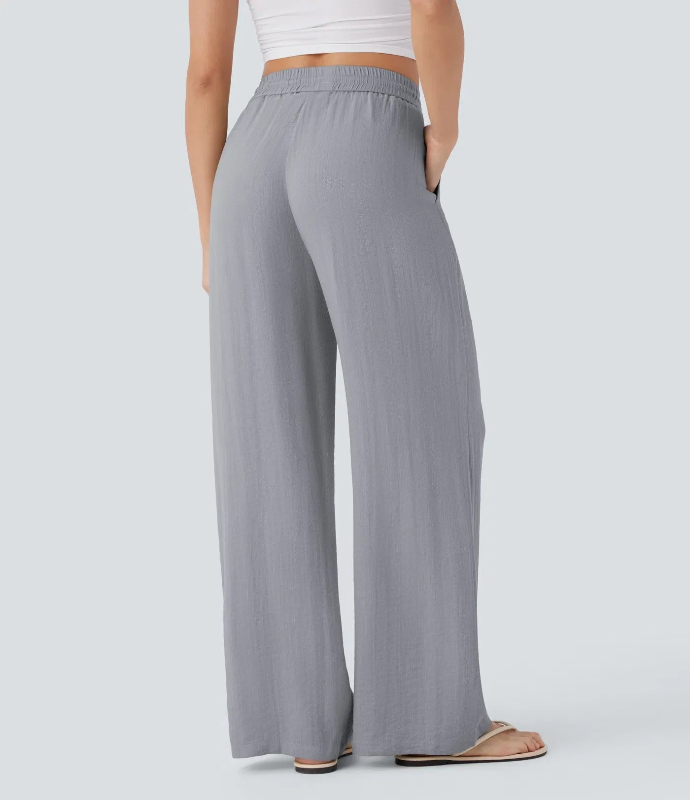 Elena | Pantaloni comodi e leggeri in lino con gambe eleganti | 1+1 gratis
