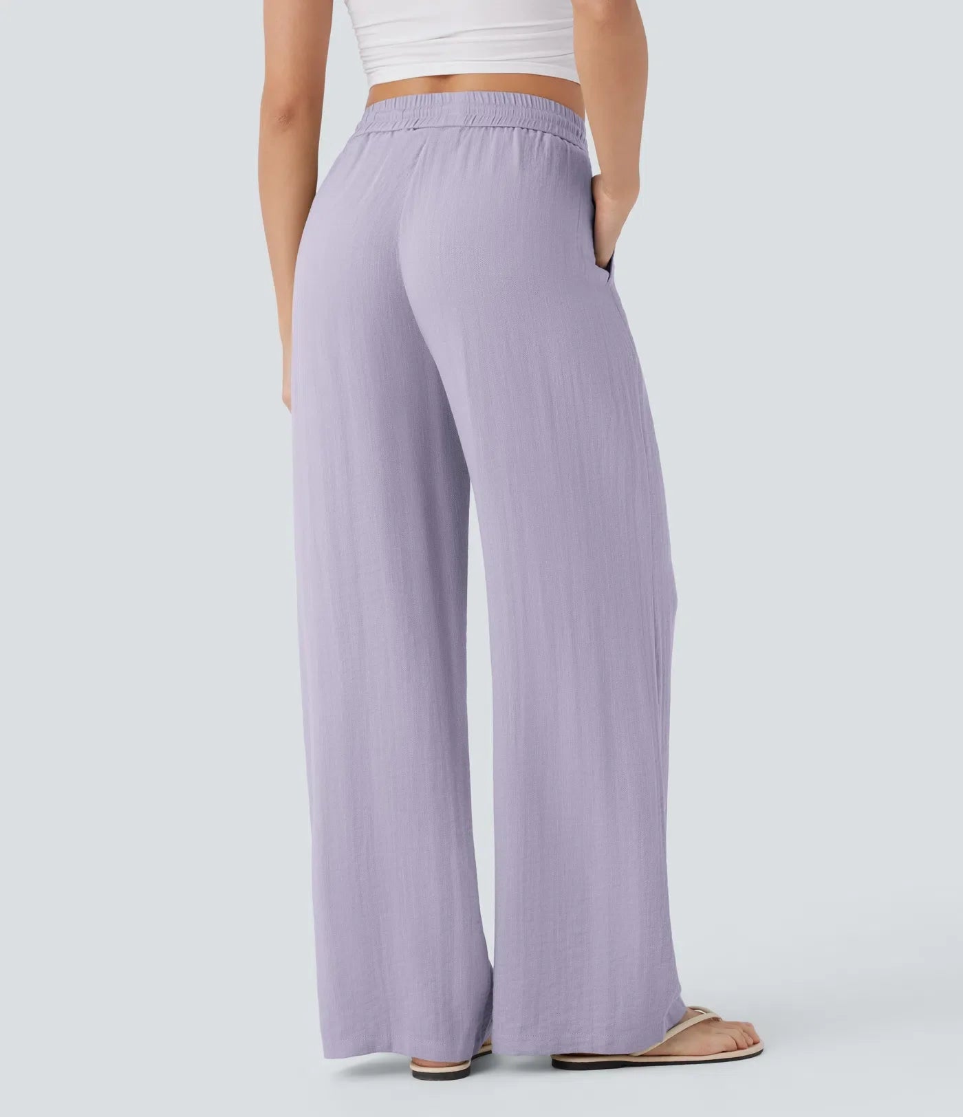 Elena | Pantaloni comodi e leggeri in lino con gambe eleganti | 1+1 gratis