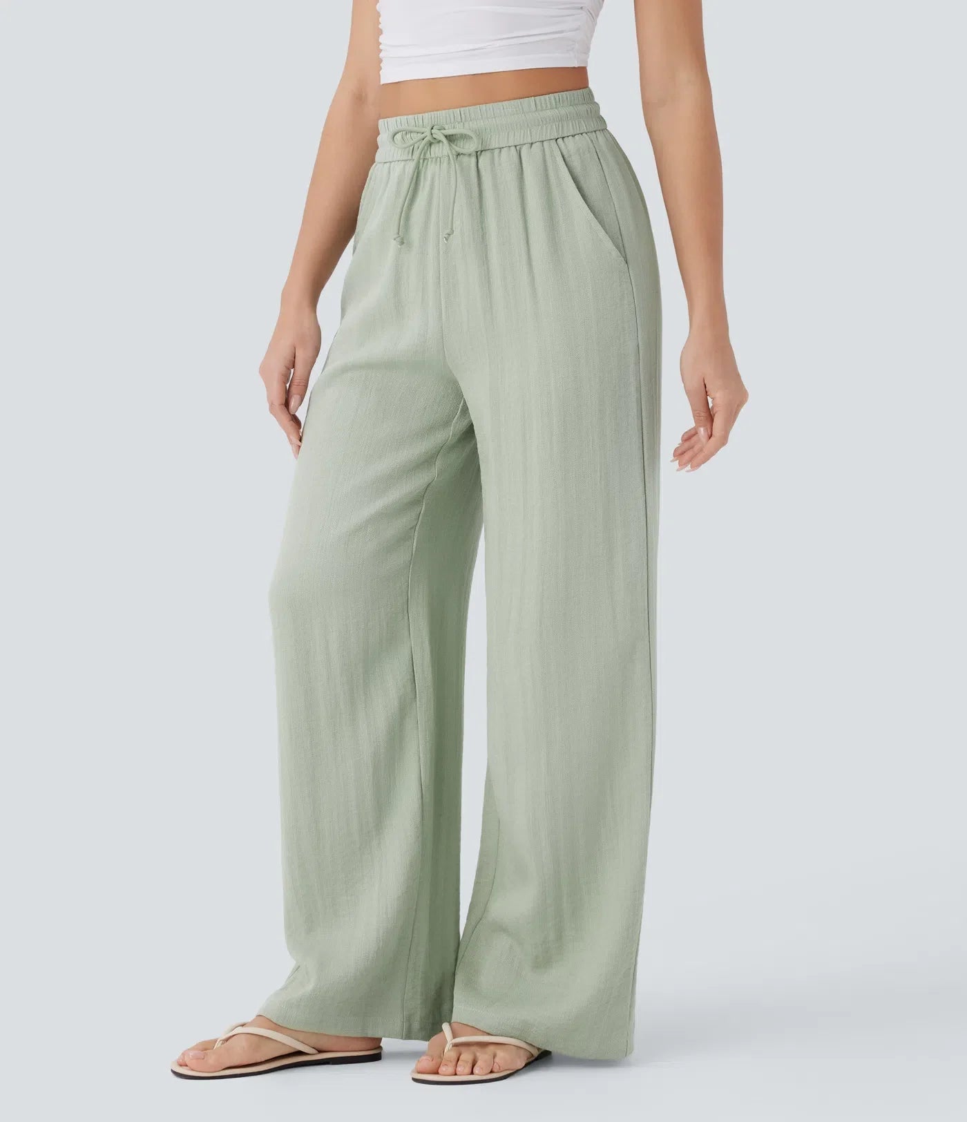 Elena | Pantaloni comodi e leggeri in lino con gambe eleganti | 1+1 gratis