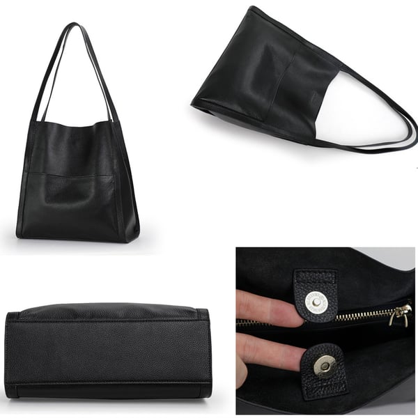 Noemi™ | Borsa a Spalla a Tinta Unita