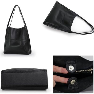 Noemi™ | Borsa a Spalla a Tinta Unita