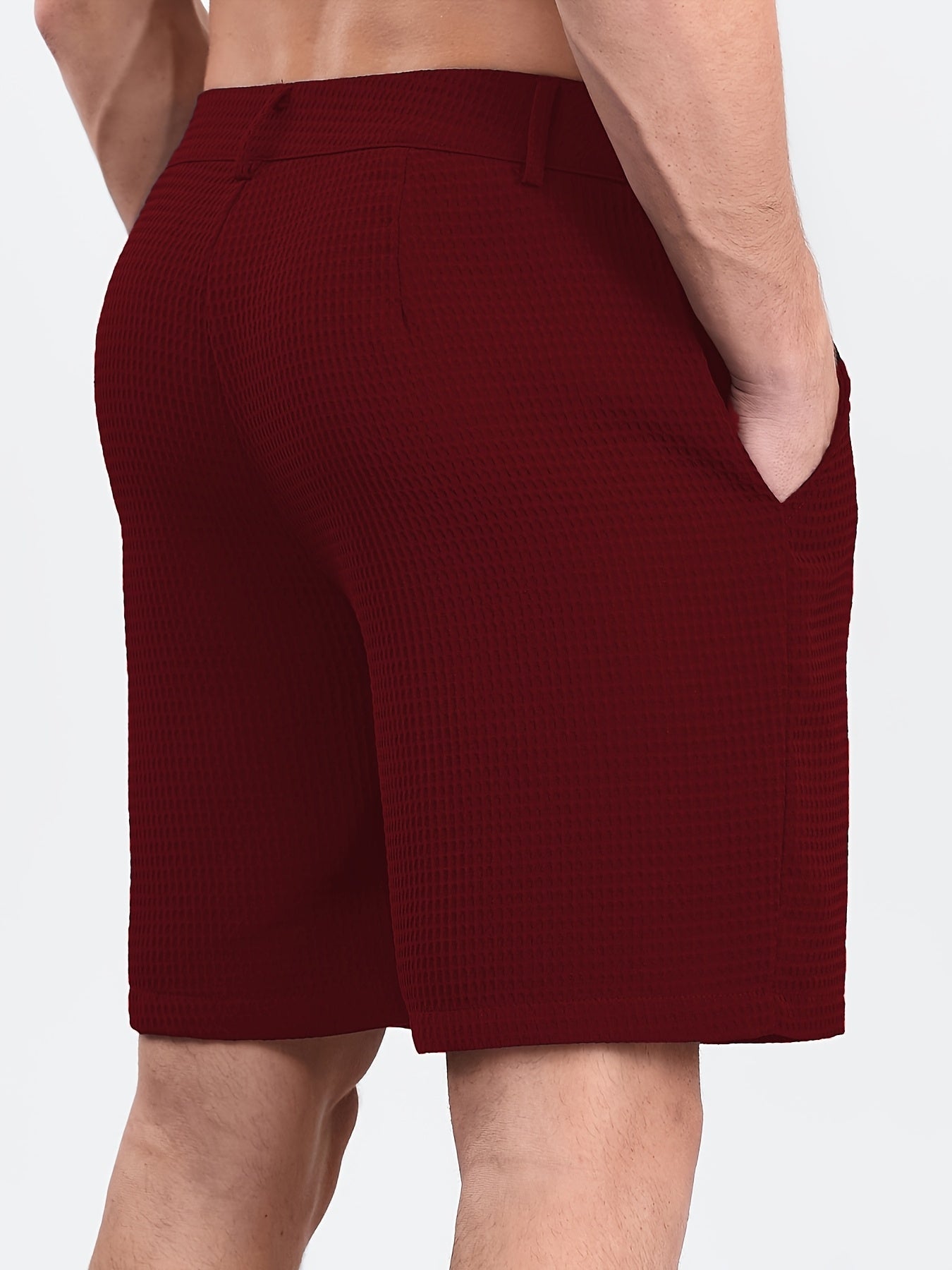 Graham | Pantaloni Corti Eleganti in Tessuto a Nido d'Api