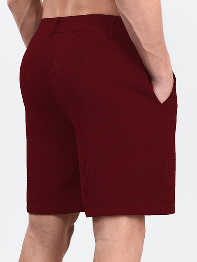 Graham | Pantaloni Corti Eleganti in Tessuto a Nido d'Api