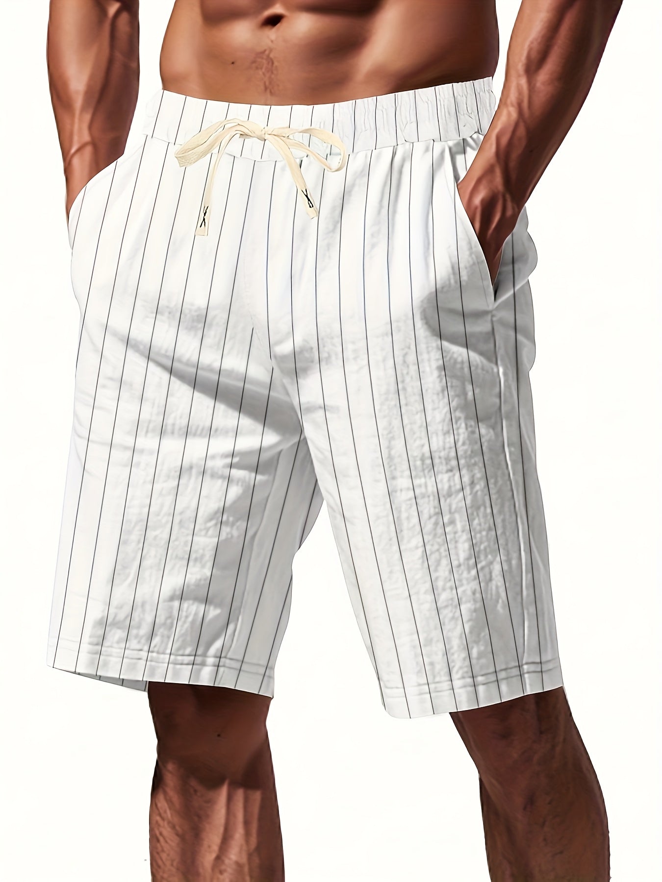Stanley | Pantaloni Relaxati a Righe per la Spiaggia