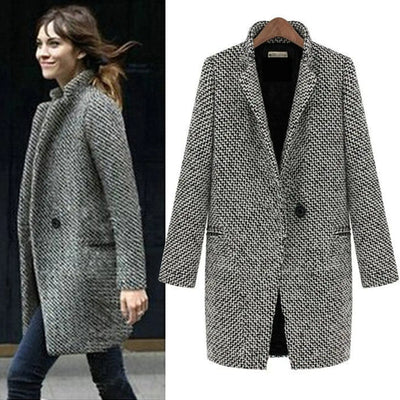 Evelyn™ | Cappotto Invernale Slim in Lana
