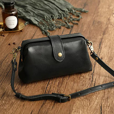 Elena™ | Borsa da Donna con Chiusura Vintage