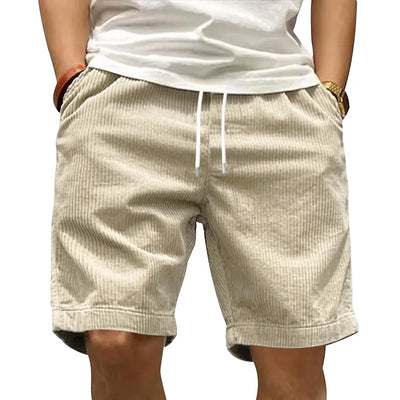 Steve | Pantaloni Corti Estivi in Velluto a Coste Tradizionale