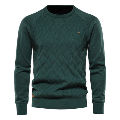 Maglione da uomo con motivo a rombi