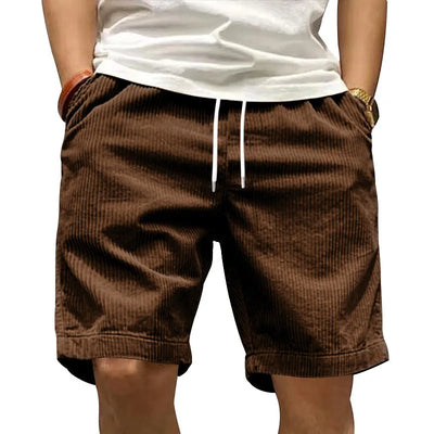 Steve | Pantaloni Corti Estivi in Velluto a Coste Tradizionale