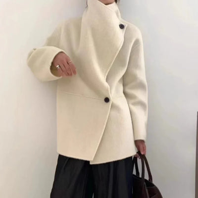 Velmira™ | Cappotto in Seta, Lana e Cashmere