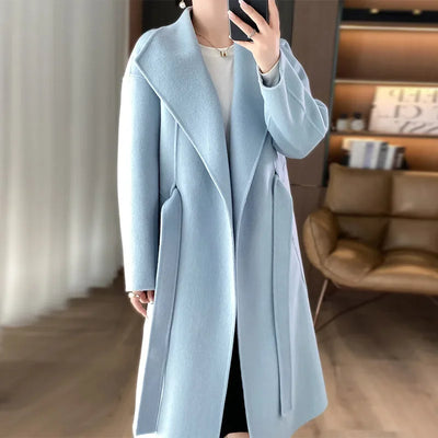 Casmira™ | Cappotto in Cashmere con Cintura
