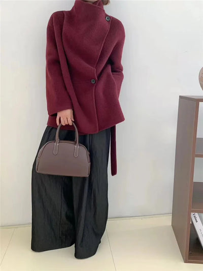 Velmira™ | Cappotto in Seta, Lana e Cashmere