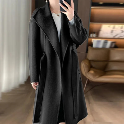 Casmira™ | Cappotto in Cashmere con Cintura
