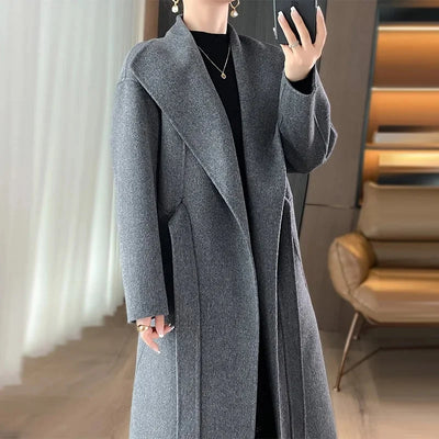 Casmira™ | Cappotto in Cashmere con Cintura