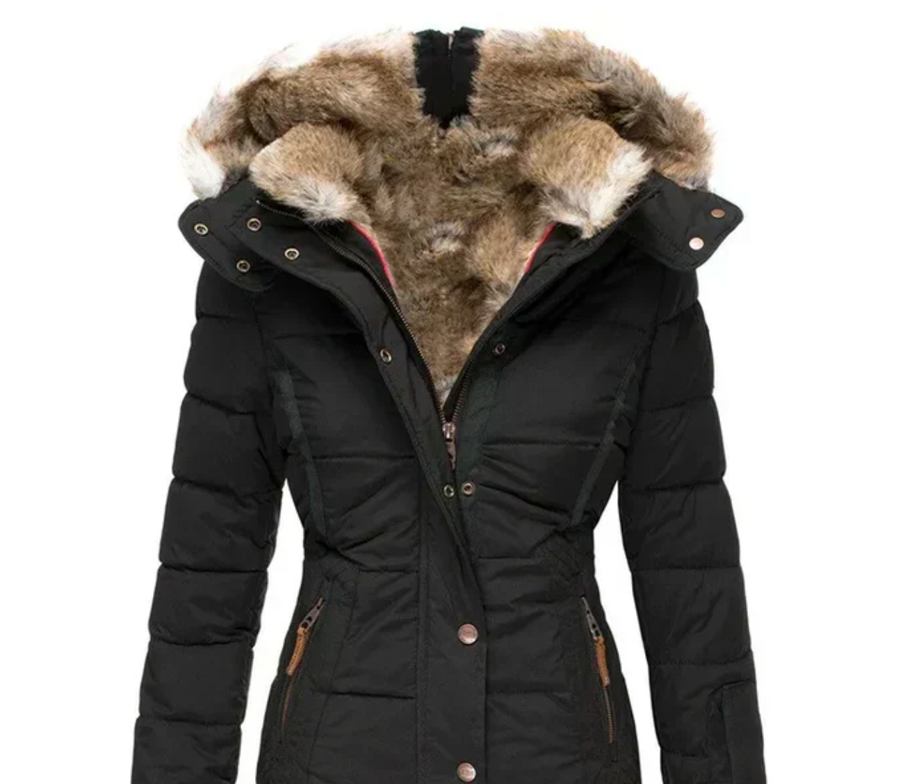 Freya™ | Cappotto Invernale Con Interno In Pelliccia