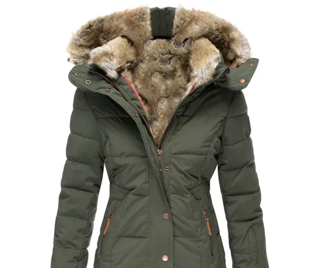 Freya™ | Cappotto Invernale Con Interno In Pelliccia