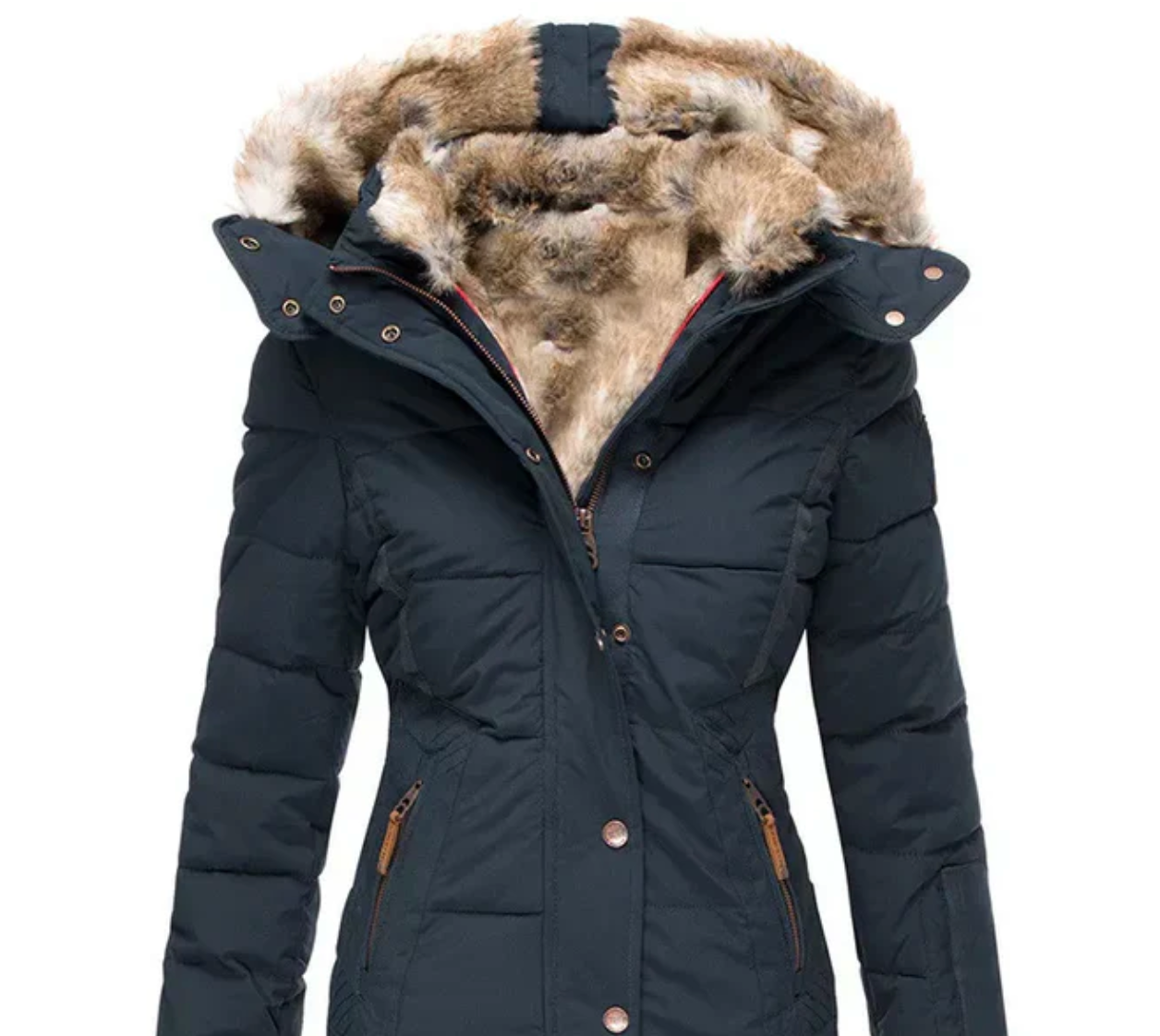 Freya™ | Cappotto Invernale Con Interno In Pelliccia