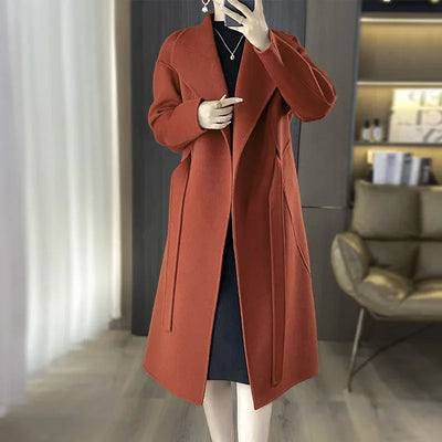 Casmira™ | Cappotto in Cashmere con Cintura