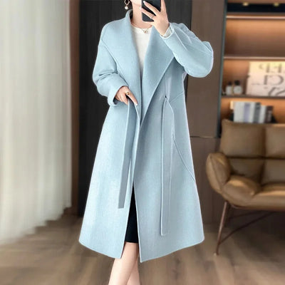 Casmira™ | Cappotto in Cashmere con Cintura