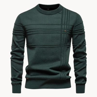 Maglione da uomo con motivo a quadri
