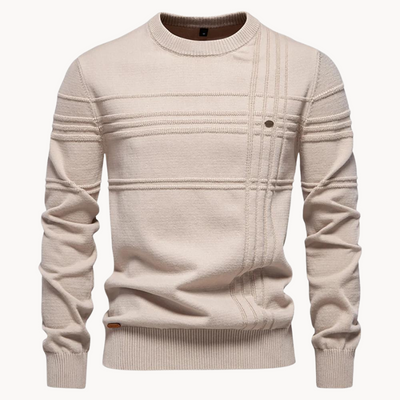 Maglione da uomo con motivo a quadri