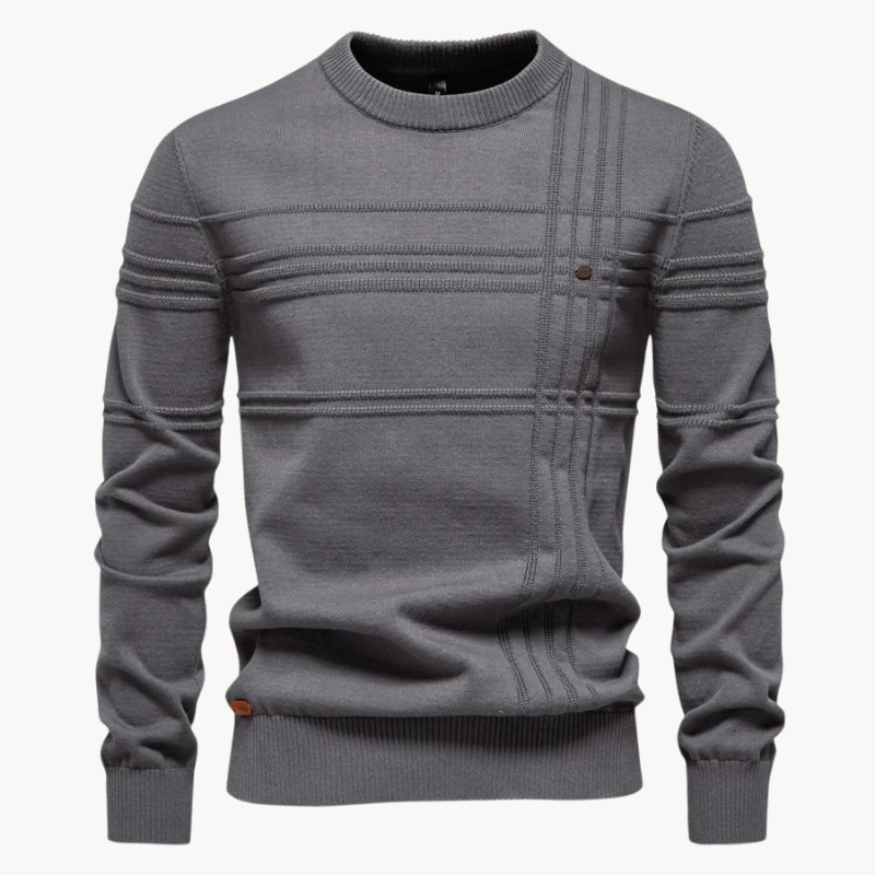 Maglione da uomo con motivo a quadri