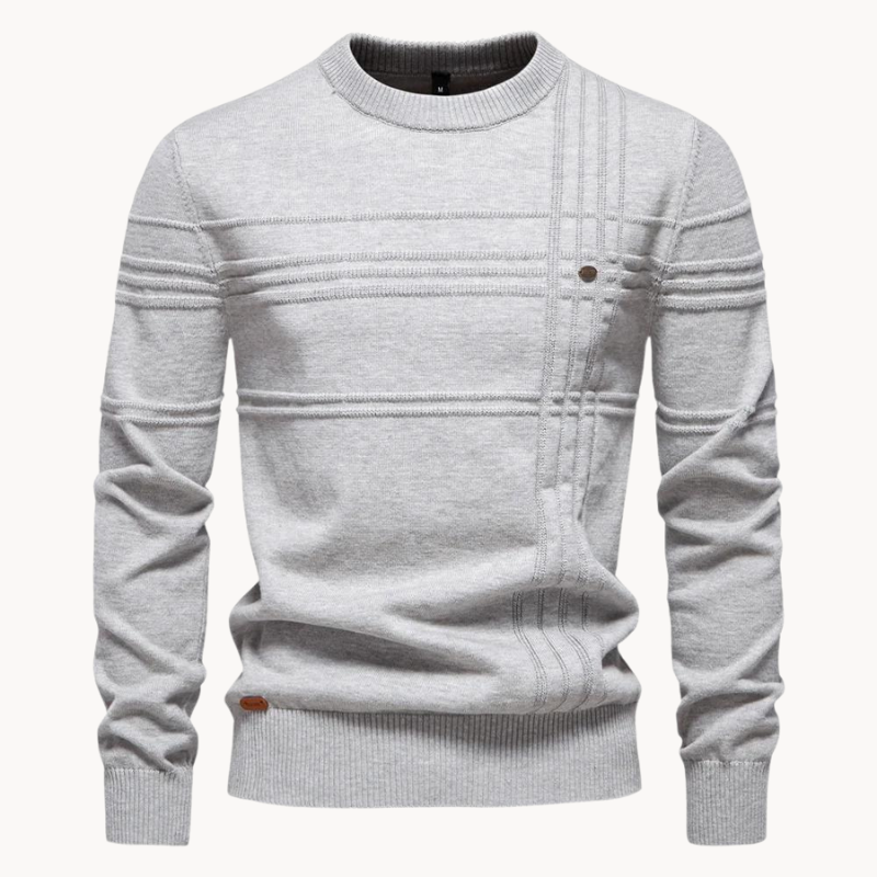 Maglione da uomo con motivo a quadri