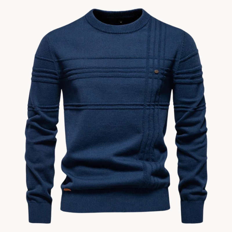 Maglione da uomo con motivo a quadri