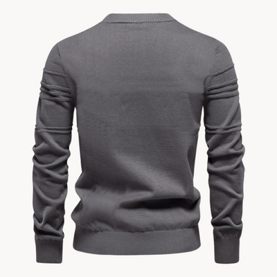 Maglione da uomo con motivo a quadri
