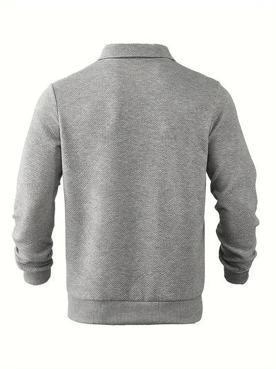 Maglione con motivo a cerniera
