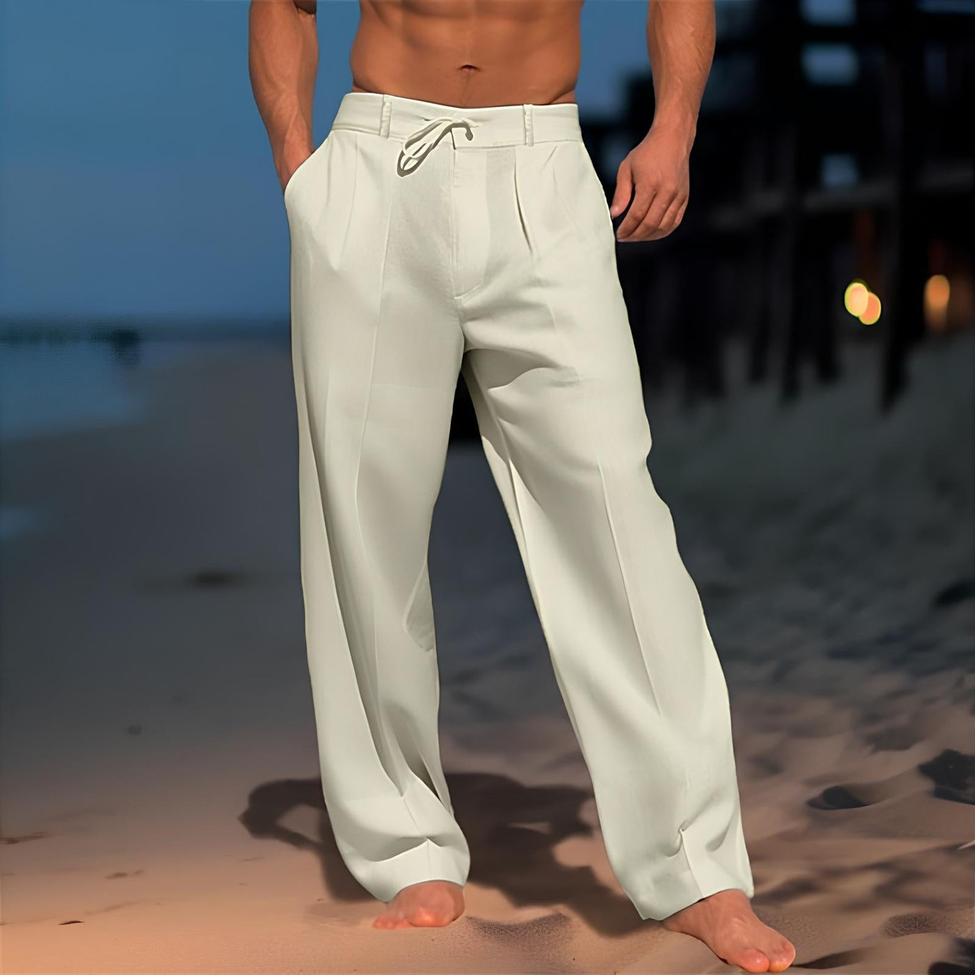 Matteo | Pantaloni leggeri in lino
